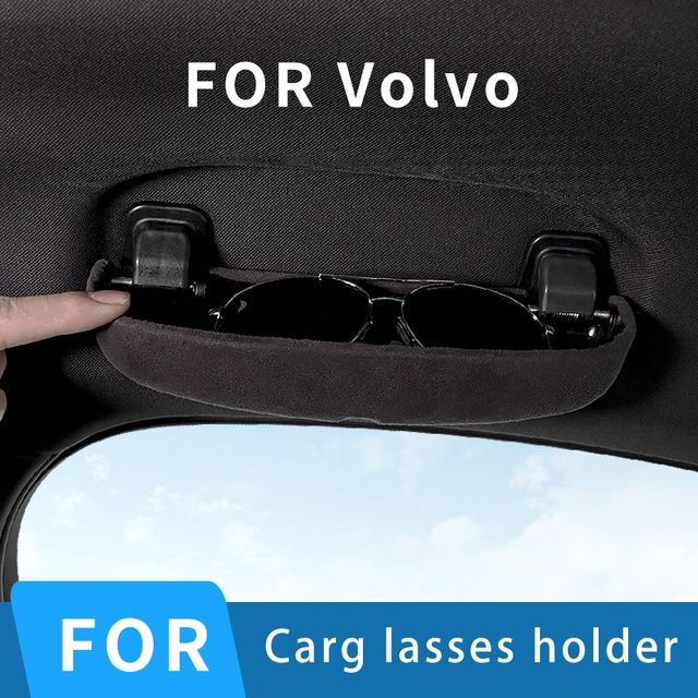 SuedeXburstcar for Volvo S60 S90 XC90 S80L XC60 V60 V40 Car Sunglasses Box  Case Interior Refitting Glasses Case Accessories - AliExpress