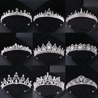 Crystal Wedding Tiaras And Crowns Rhinestone Princess Diadem Bridal Wedding Hair Accessories Jewelry Crown Tiara For Women Bride