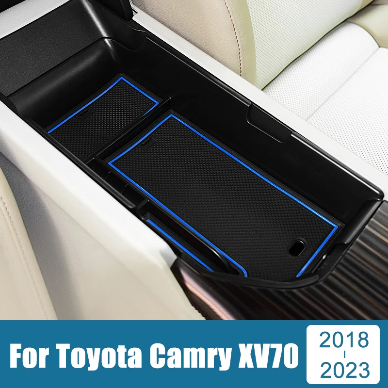 

Car Accessories For Toyota Camry XV70 2018-2021 2022 2023 Central Console Armrest Box Storage Container Organizer Holder Tray