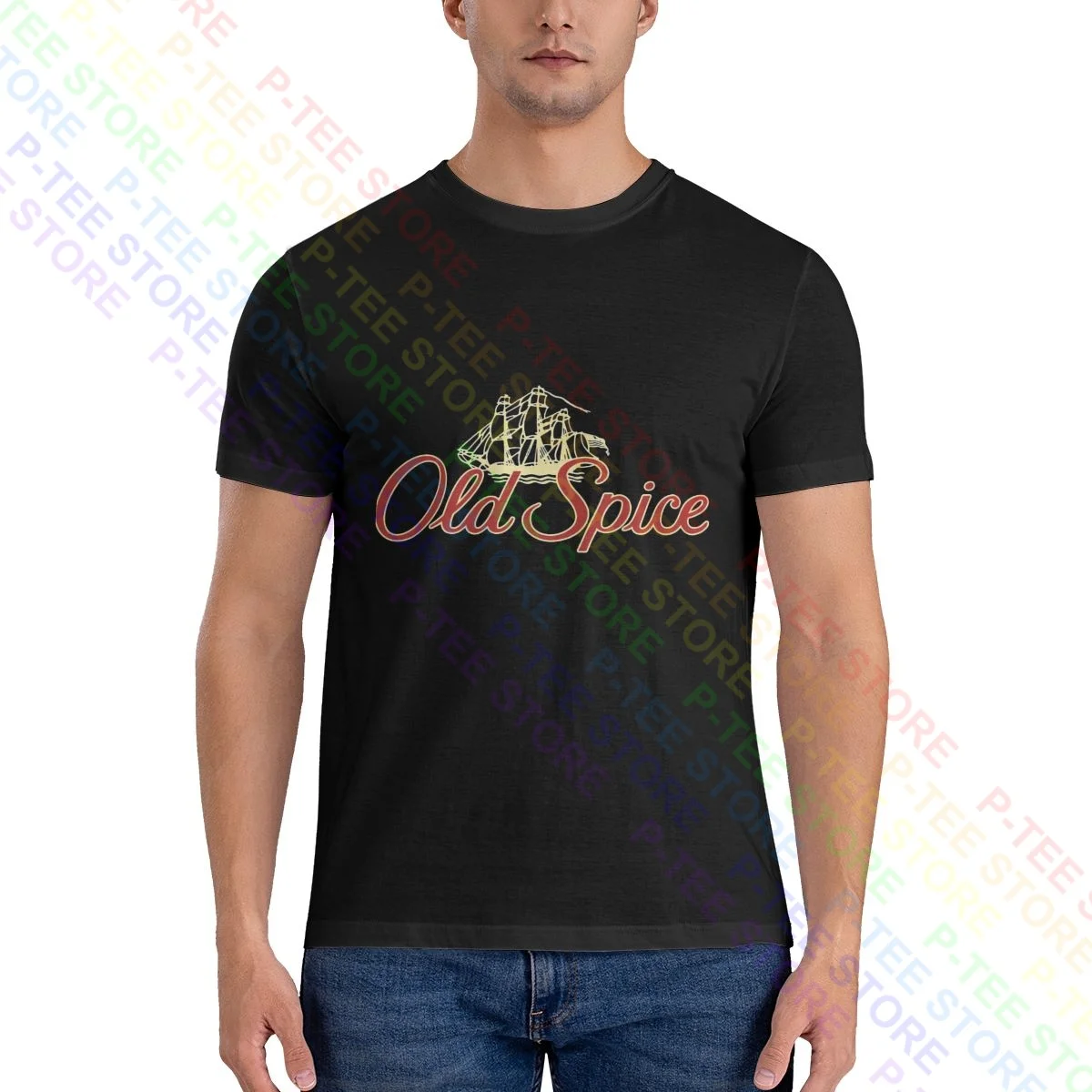 New Old Spice Cologne Ship Clipper Camicia Deodorante Nautico T-Shirt Unisex All-Match Tee