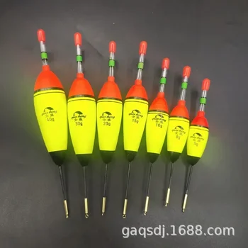 2PCS EVA Luminous Fishing Float Bobber Long Vertical Night Lighting Fishing Floats Boya 5g 8g 10g 15g 20g 30g 40g 1