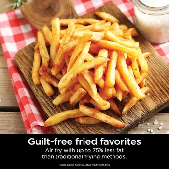 Ninja AF080 Mini Air Fryer, 2 Quarts Capacity, Compact, Nonstick, with Quick Set Timer, Grey 6