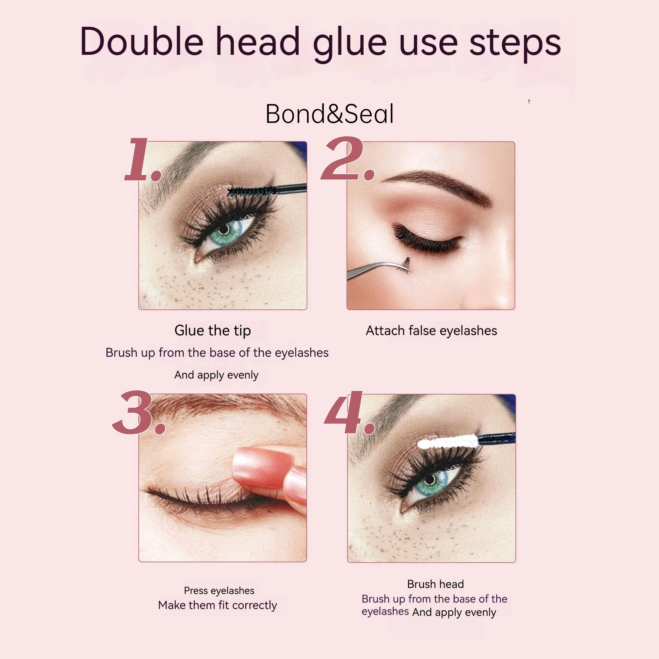 Eyelashes 280 PCS Lash Extension Kit fake eyelashes