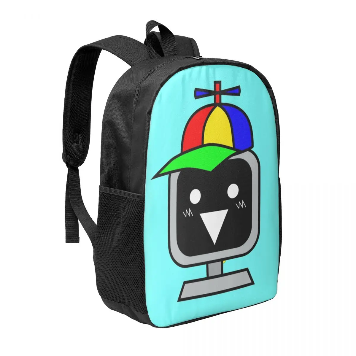 Custom Sprunki Happy Mr Fun Computer Head Fashion Kids Backpack Women Men Teenagers Schoolbags Travel Laptop Backpack 2