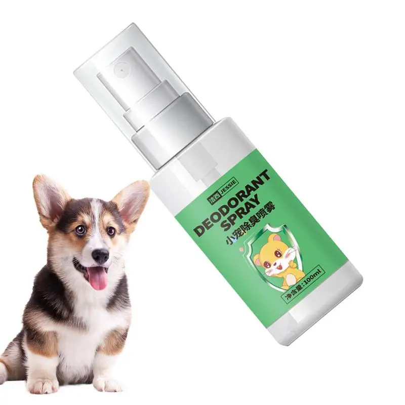 

Odor Eliminator Spray 1PCS 100ml Dog And Cat Deodorant With Natural Plant Formula Safe pet Odor Remover Spray for Hamsters