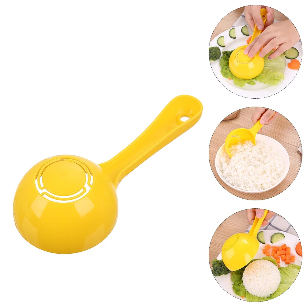 Doitool Sushi Serving Spoons Onigiri Mold Rice Spoon Set 2 Semicircular Serving Spoons Handmade Bento Mould