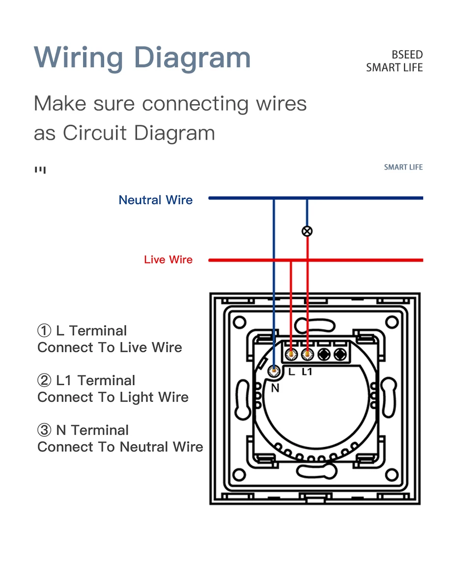 ao toque, wi-fi, 1 2 3 lâmpadas,