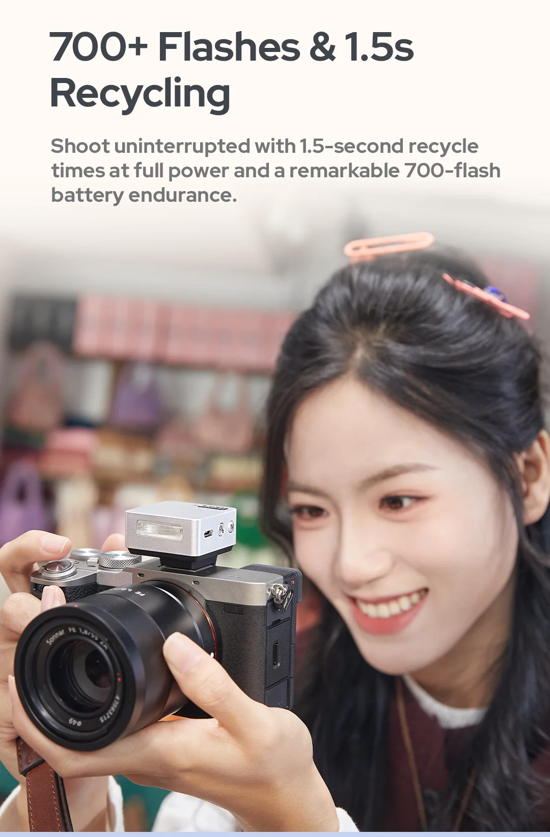 고독스 iT20 / iT22 TTL 미니 카메라 플래시 외장형 휴대용 레트로 플래시