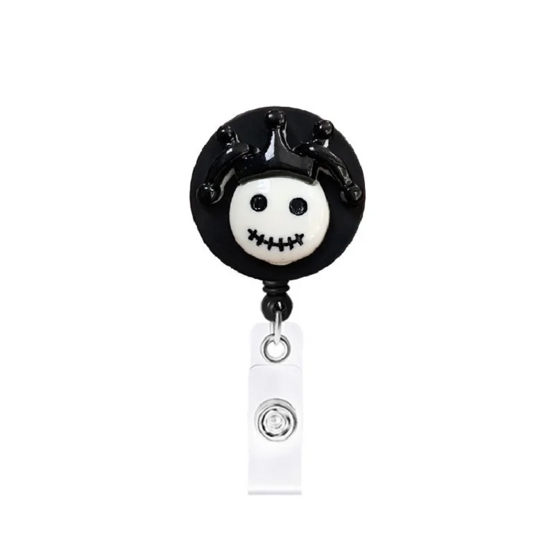 Cartoon Halloween Retractable Badge Reel Student Nurse Hospital Exhibition  Enfermera Name Card Id Card Chest Badge Clip - AliExpress