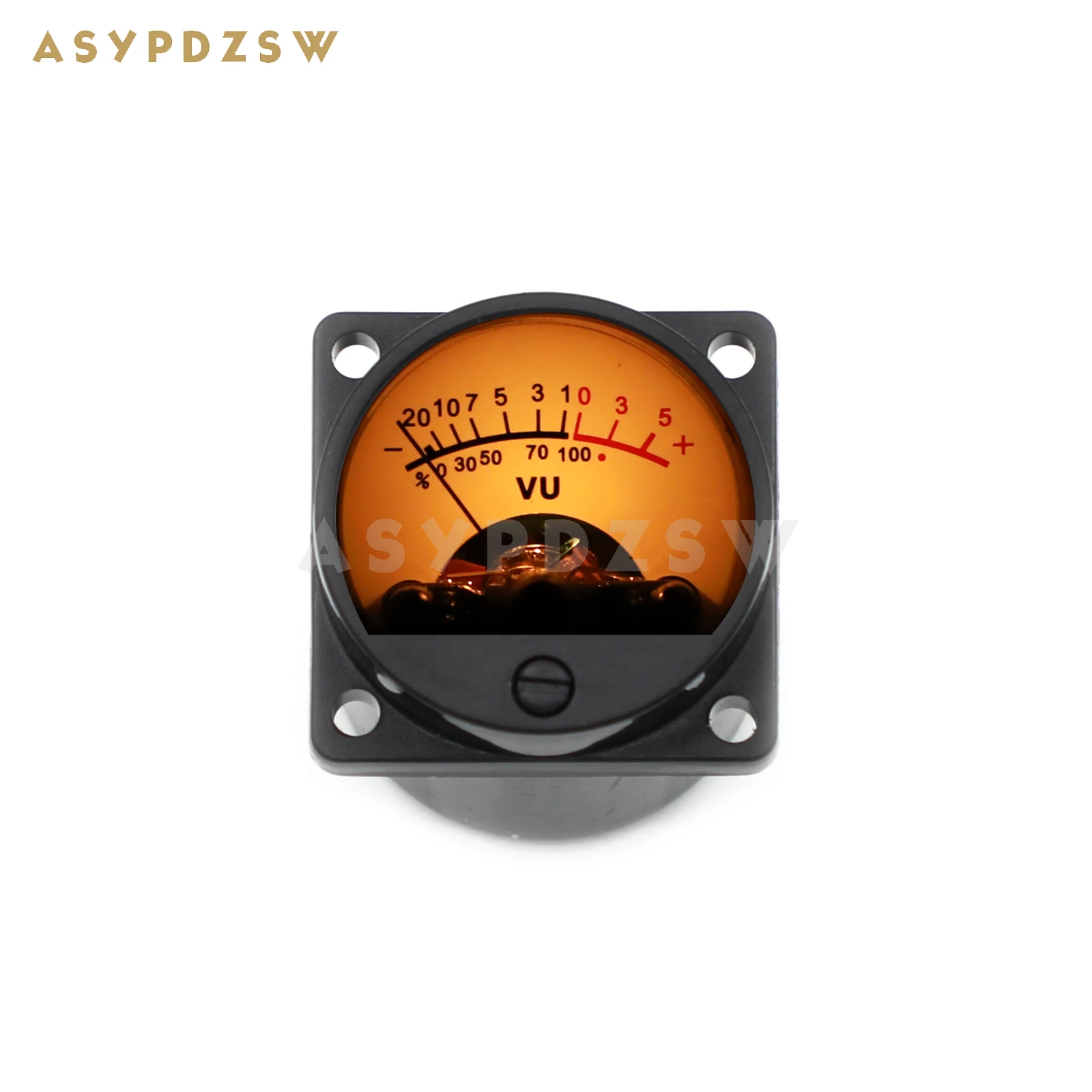 

34mm VU level Audio meter DIY Tube amplifier meter With warm yellow LED