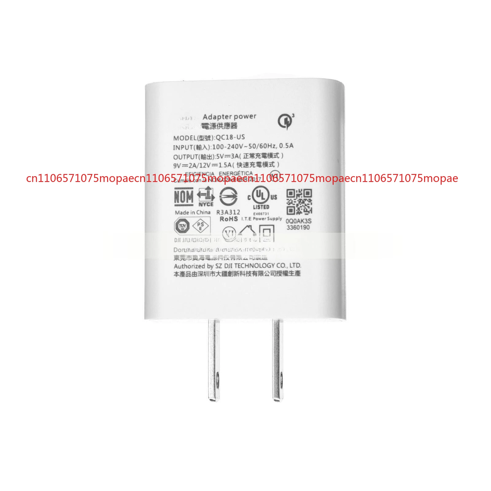 DJI 미니 3 마빅 미니 마빅 미니 2 비행 배터리용 QC18-US 18W USB 충전기