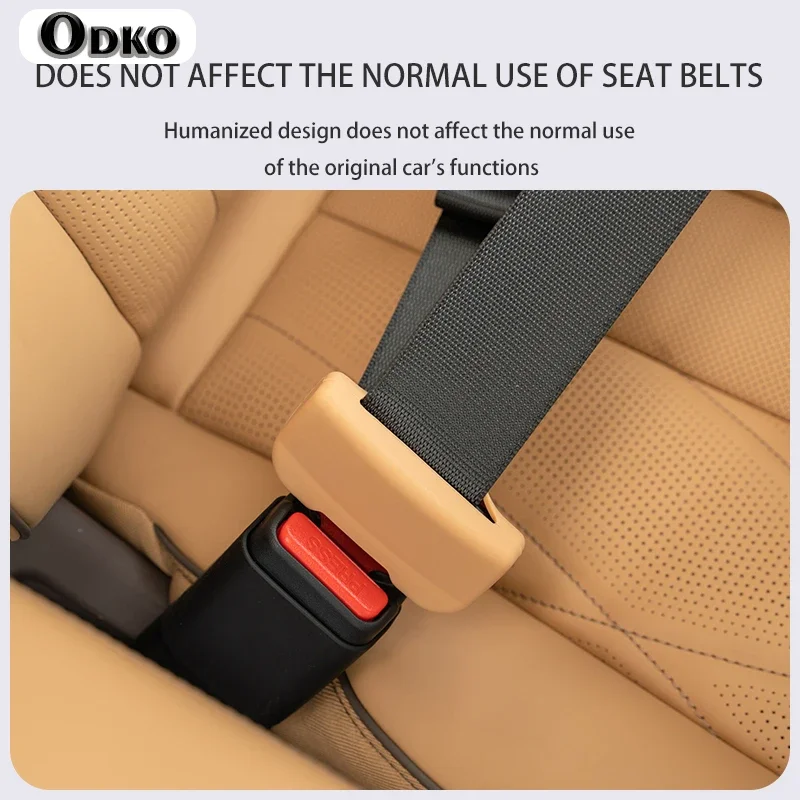 Copri fibbia per cintura di sicurezza per auto Protezione antigraffio in silicone Protezione per fibbia per cintura di sicurezza Accessori per auto Interni - Image 3