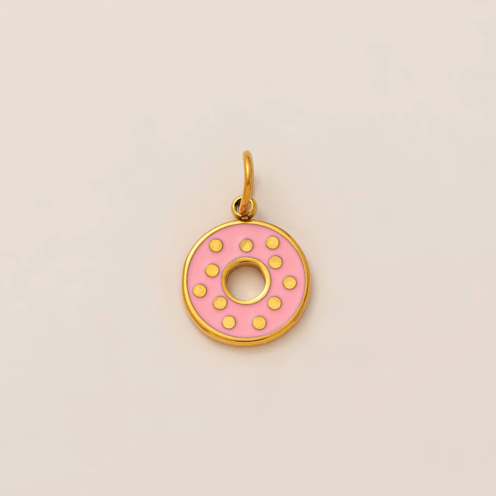 Minimalist Gourmet Style 18K Gold-Plated Pendant - Stainless Steel Jewelry Accessory