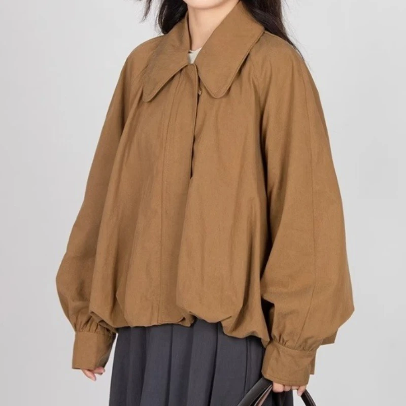 Early Autumn British Style Retro Coat Short College Style Women's Coat