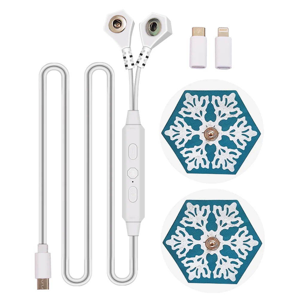 Мини портативный массажер для тела шеи спины электрический стимулятор мышц