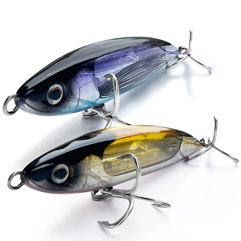 Sinking Pencil Fishing Lure 69g Flash Flake Wobbler Artificial Hard Bait Seawater Lures Tuna Sailfish GT Fishing Lures