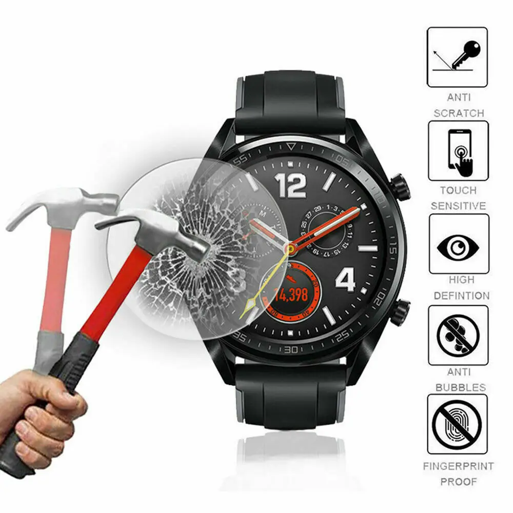 Enhanced Screen Protector Tempered Glass Cover for Huawei Smartwatch Accessories