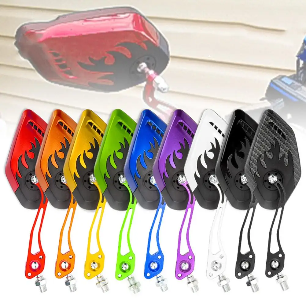 전기 자전거 백미러, 오토바이 미러 스쿠터, 전동 백미러, 범용, 8mm, 10mm, 1 쌍 