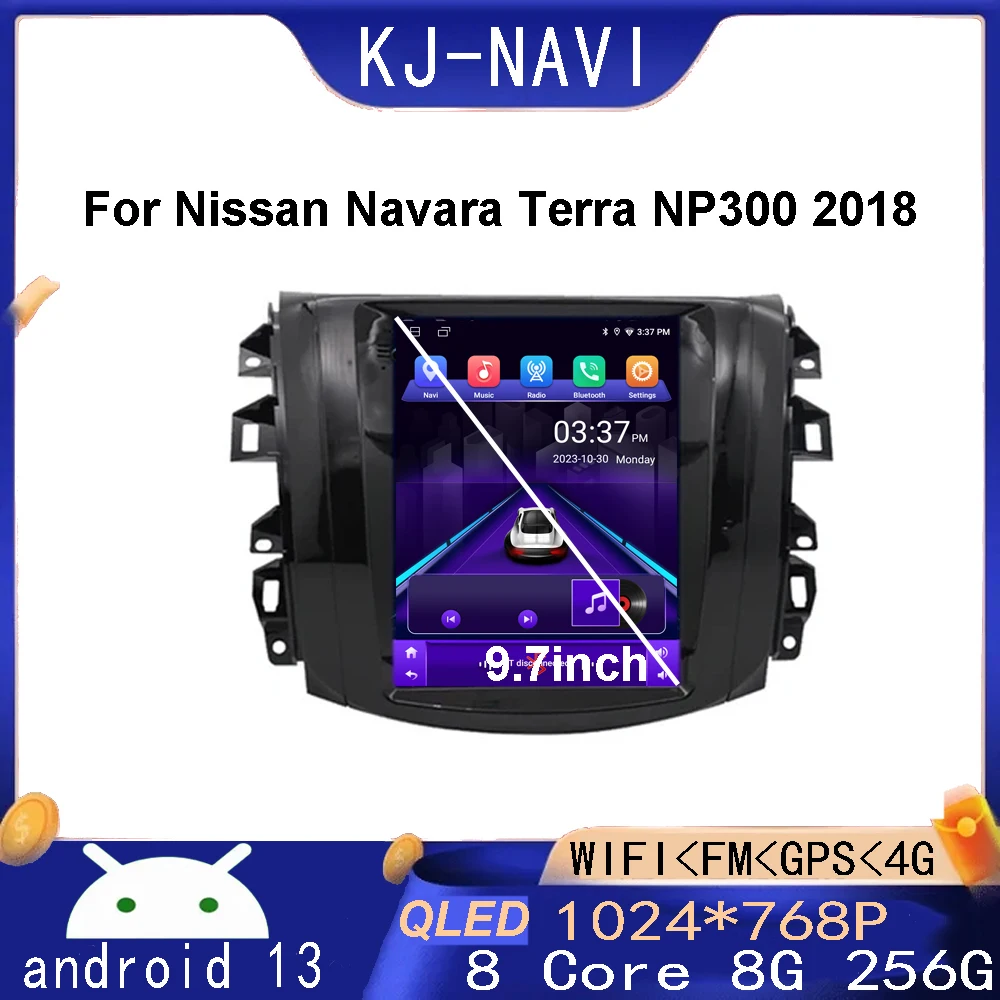 

9.7inch For Nissan Navara Terra NP300 2018 Car Radio Multimedia Video Player Navigation stereo 4G BT WIFI Stereo QLED GPS