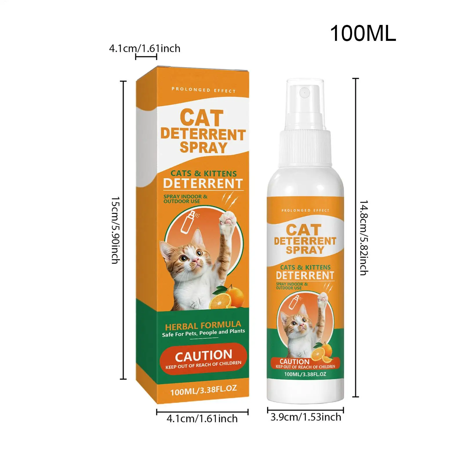 스크래치 방지 고양이 스프레이 100ml 부드러운 훈련 보조제 고양이 퇴치 스프레이 실내외 과도한 씹기 방지 가구 보호