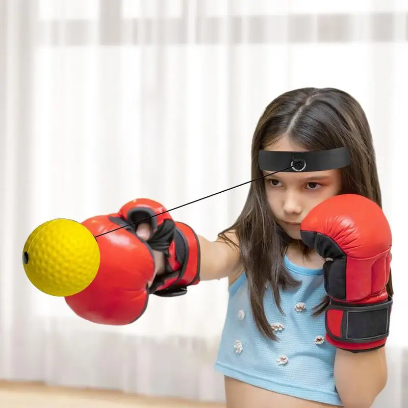 Boxing Training React Ball React Training Boxing Reflex Ball With Headband Workout Equipment Beginners Fitness Reflex