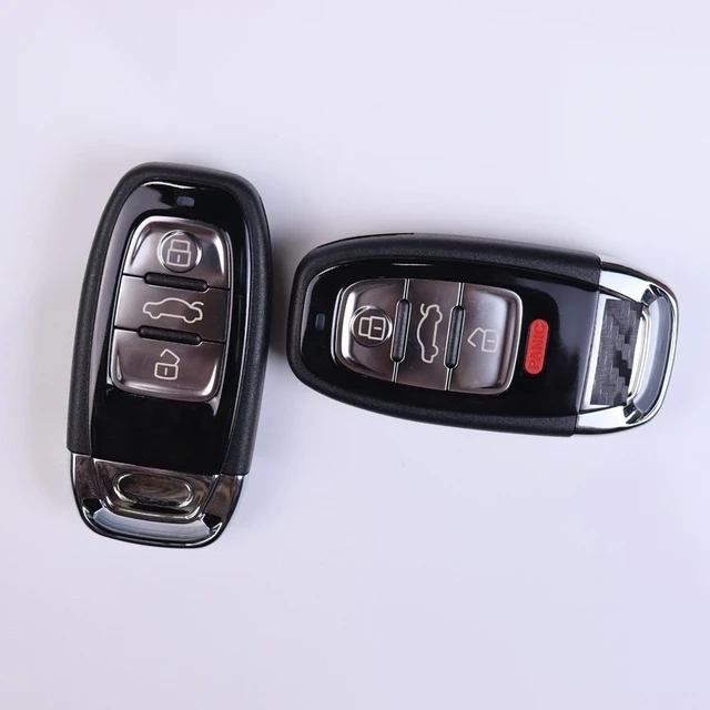สำหรับ Audi Q5 Q7 R8 S4 S5 A4l A3 A4 A5 A6 A7 A8 Quattro S6 S7 S8 TT 8V B8 B9 C7 Q3 RS สติ๊กเกอร์ A1  ปลอกกุญแจรีโมทรถยนต์ 6