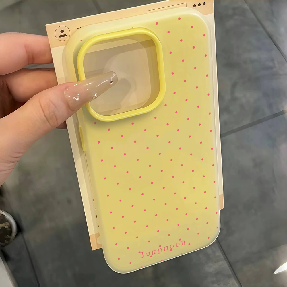 Cute Polka Dot Dustproof Phone Case Cover