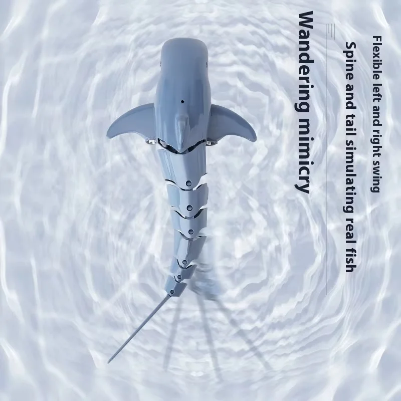 Children's Electric Toys 2.4g Remote Control Simulation Shark Whale Toy Remote Control Boat Waterproof Racing Toys Children'SToy