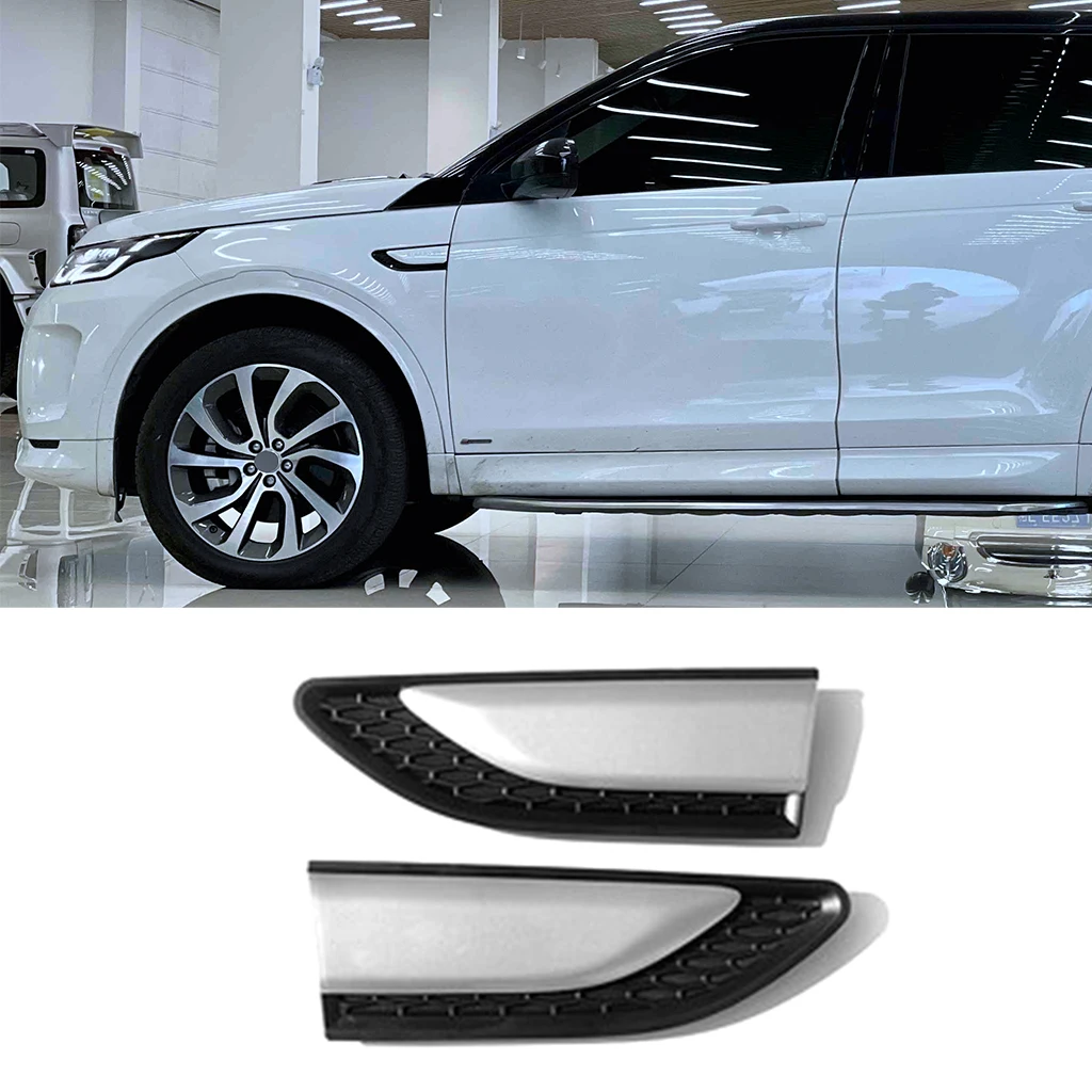 

2Pcs Car Front Fender Vent Grille Louver Cover Trim For Land Rover Discovery Sport 2015 2016 2017 2018 2019 2020 2021