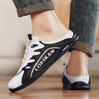 Men's plus size casual mesh slippers summer breathable non-slip walking shoes fashion Baotou comfortable outdoor sports sandals - Image 3