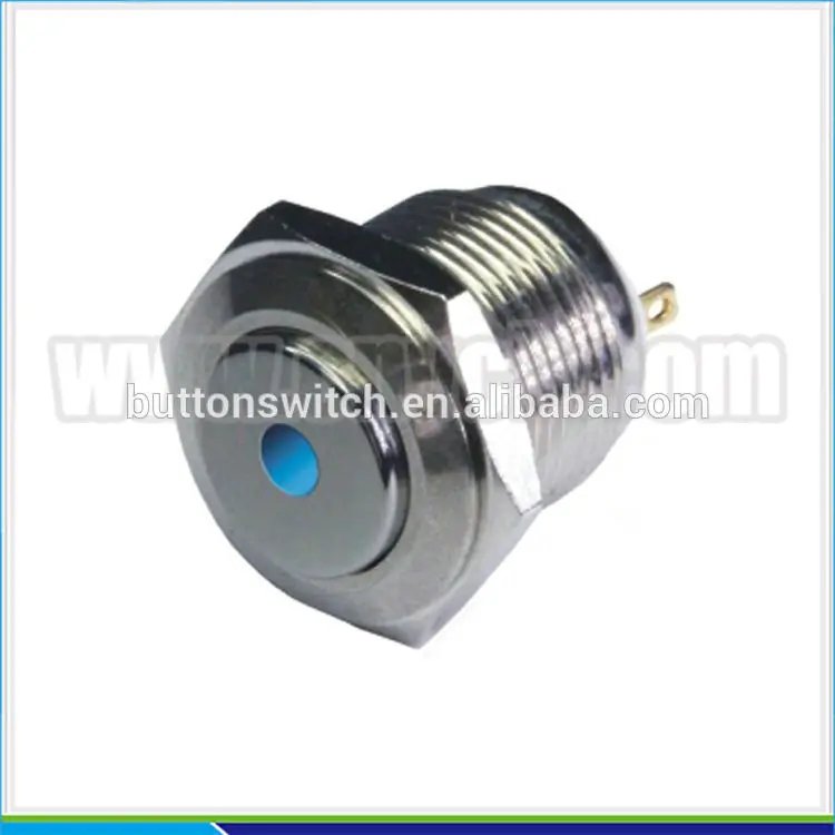 IN17 3A 16mm metal led indicator light stainless steal indicator switch water level high flush riser indicator 250V