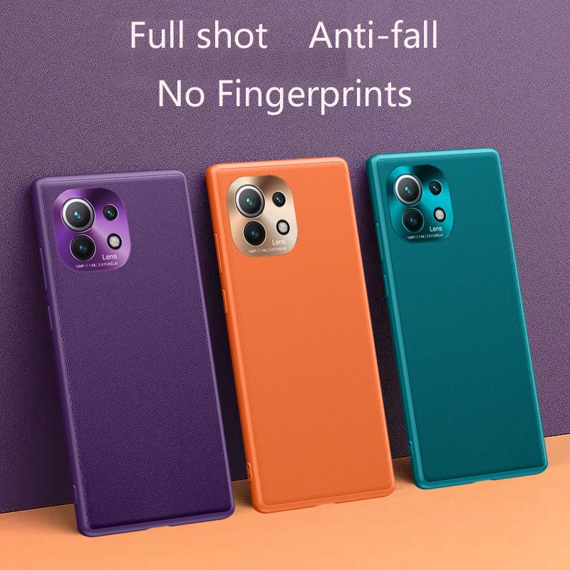 

Lens protection phone case For XIAOMI MI 10 Pro 10 Lite Case Plain skin smartphone silica gel cover