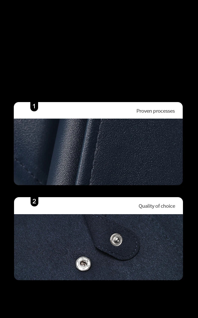 Oirlv Luxury Necklace Storage Case - Premium Faux Leather Exterior Soft Suede Interior, Jewelry Organizer for High-End Necklaces