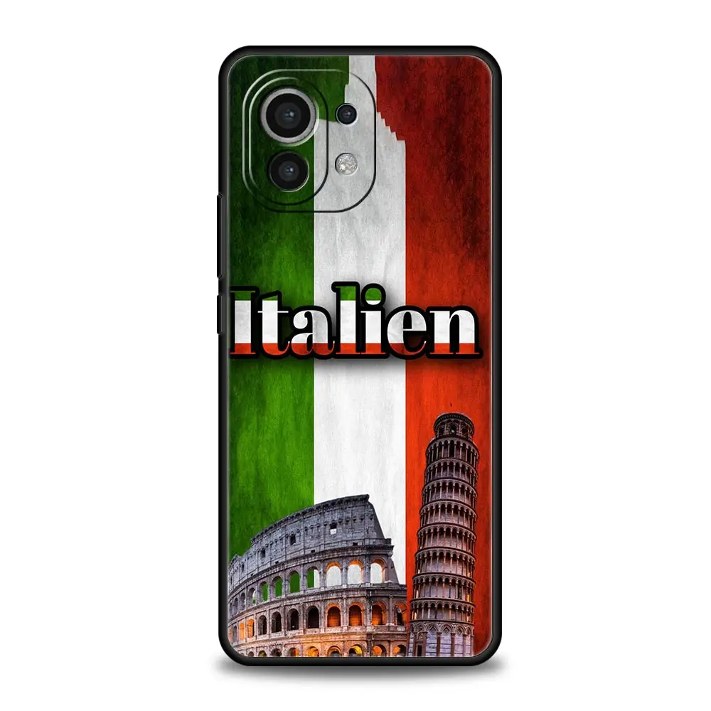 Italian Flag Design Phone Case Cover