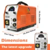 HITBOX MIG Welder  3 In 1 Semi-automatic Aluminum Welding Machine MIG250DP 220V Pulse Mig 3 In 1 Inverter Weld Technology 5