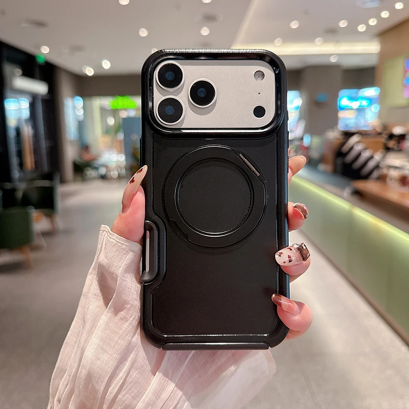 Candy Color Defender 360° Rotatable Magnetic Stand Case - Hybrid Rugged Protective Cover