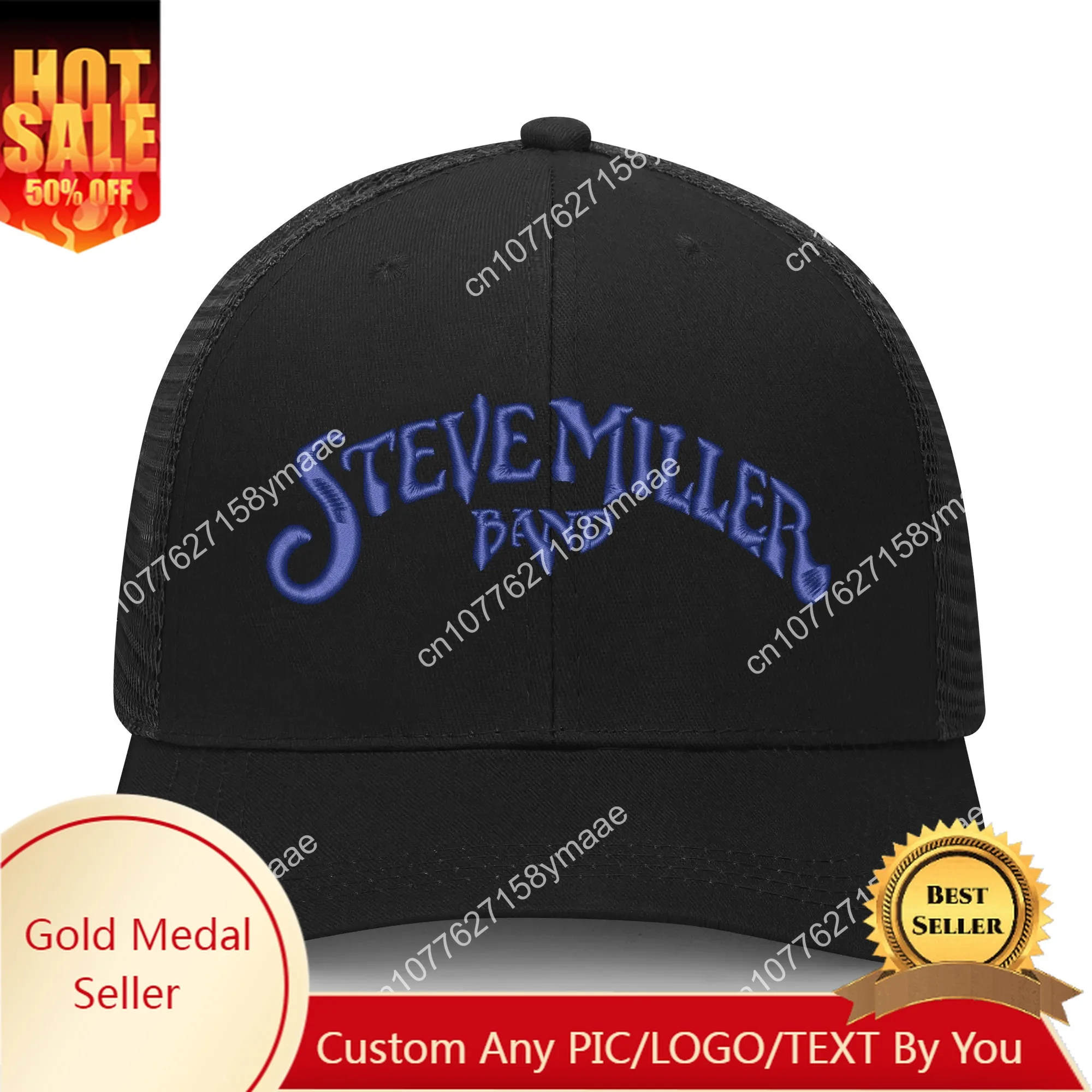 

Steve Miller Rock Band Embroidery Hat Mens Womens Sports Baseball Hat Hip Hop Breathable Summer Headwear Custom Made Caps Logo