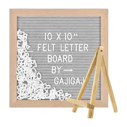 Letter Board With Stand Felt Wooden Message Board Fashionable Mother's Day Decoration Elegant Announcement Sign With Stand For