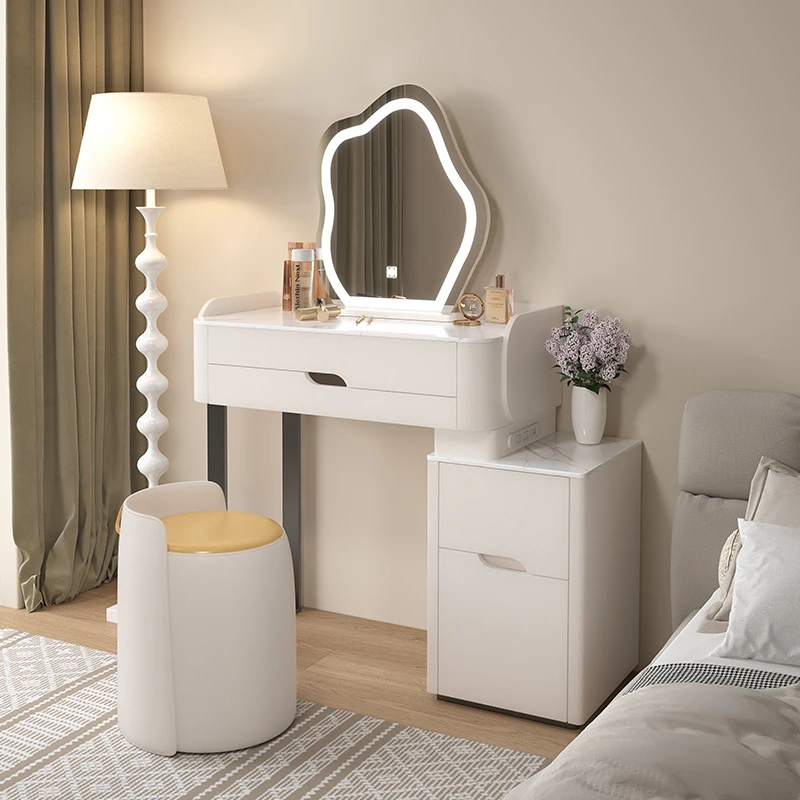 

Minimal Mirror Dressing Table Men Nordic Make Up Storage Vanity Dresser Living Room Mobile Penteadeira Bedroom Furniture