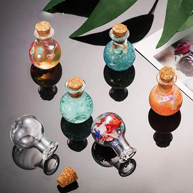10PCS Small Glass Bottles Wedding glass bottles