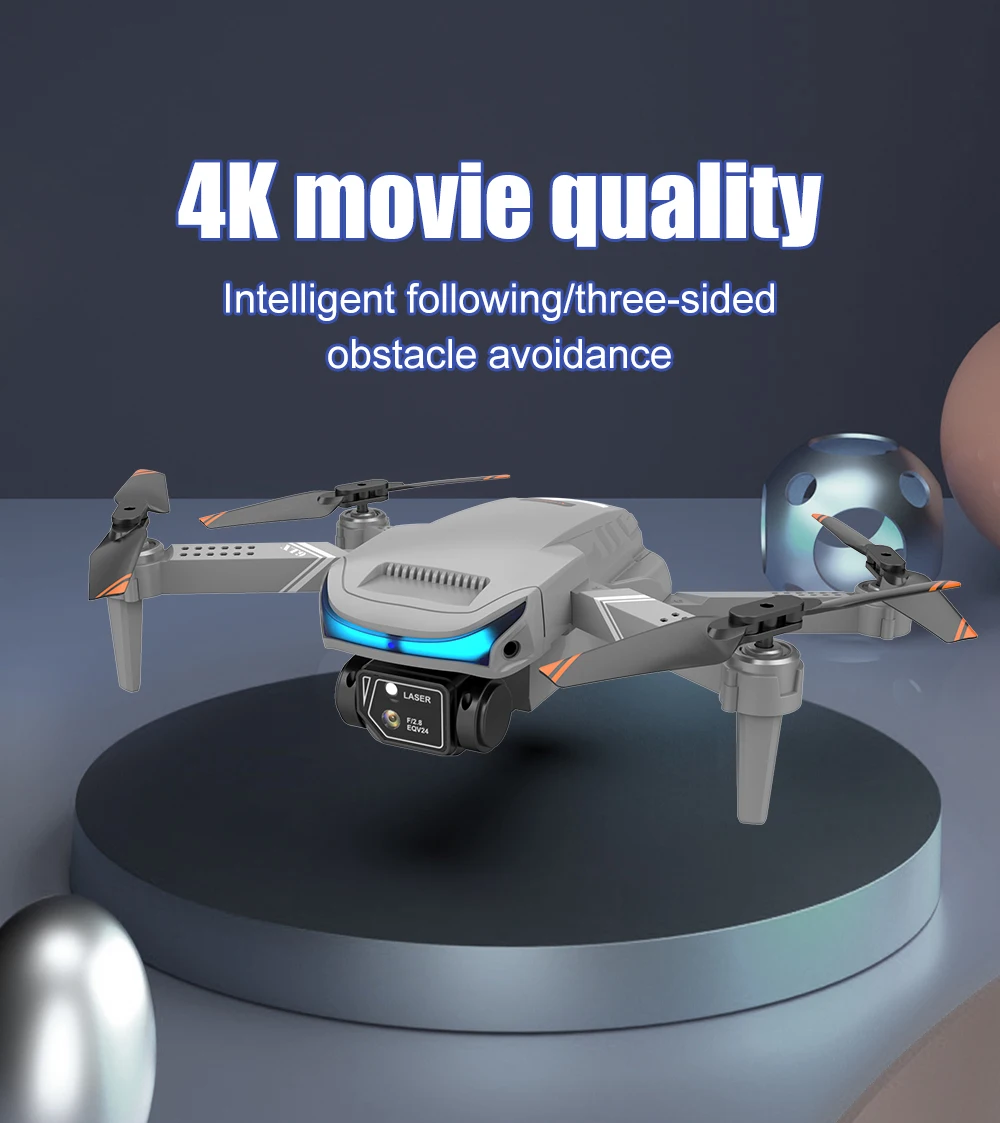 Drone WIFI FPV 4K Four-axle XT9 Avoidance Flow Optical Wi/ Aircraft Obstacle 