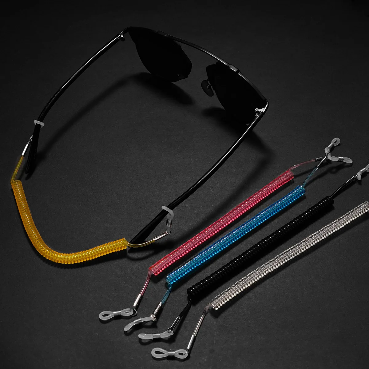 AntiDropPuSpringLineGlassesChainSportsHighElasticStretchEyeglassesLanyardChildren