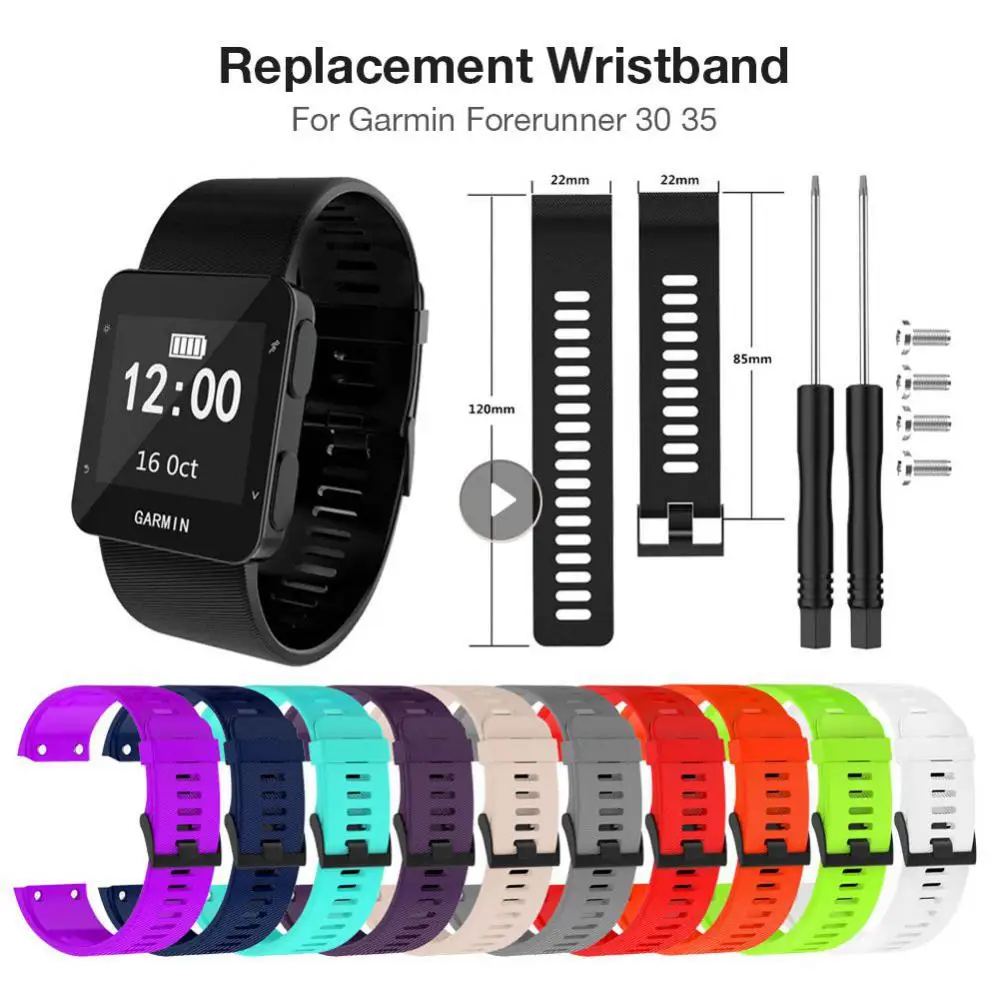 

Удобный спортивный мягкий силиконовый ремешок для часов Premium Vivoactive 3s, простой в использовании