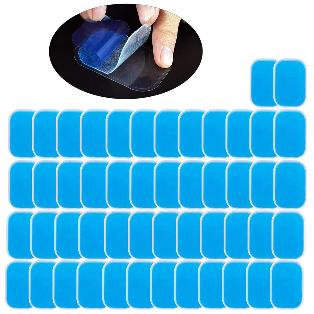 Replacement Gel Pads For EMS Trainer Abdominal Muscle Stimulator Exerciser Replacement Massage Gel Patch 10/30/50/100 PCS