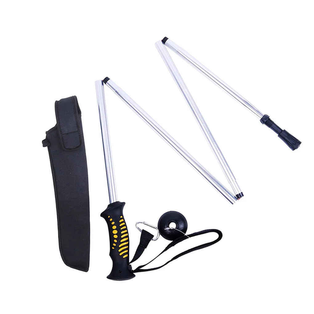 

Wading Rod Climbing Equipments Hand Crutch Fishing Stick Staff Collapsible Hiking Accessory Firmness Folding Tackle