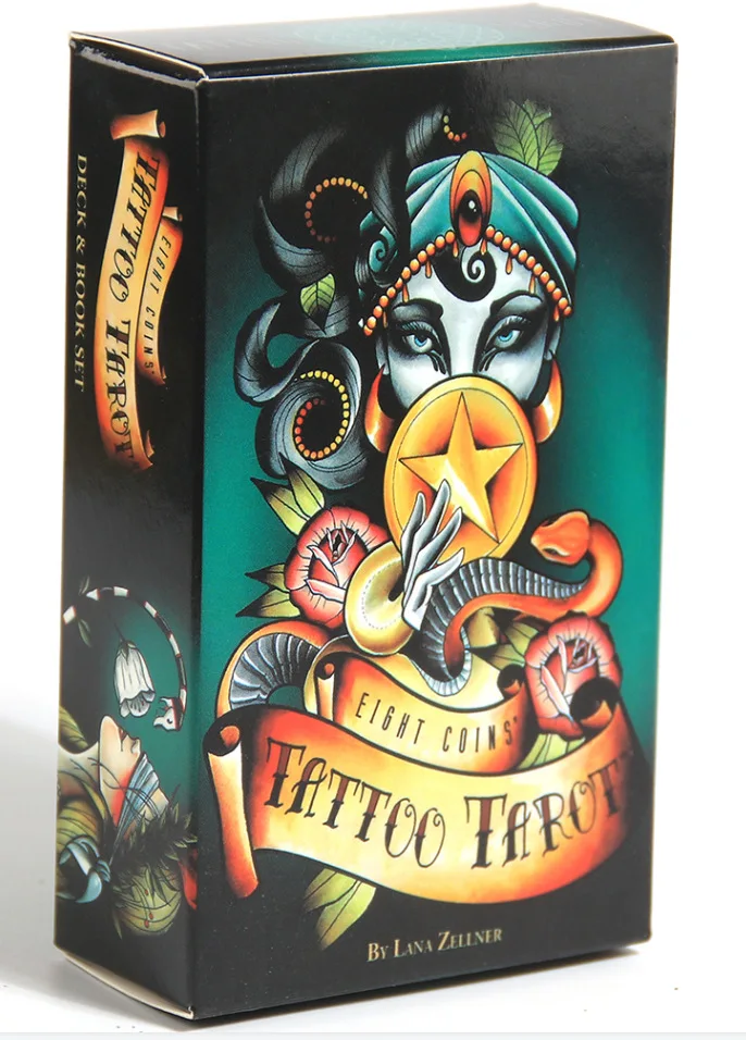 600styles tarot cards Green Glyphs Lenormand Star foxfire angels oracle cards board game witch oracle deck-A 3