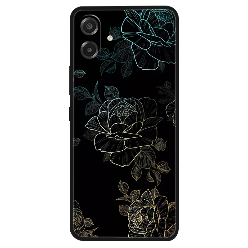 Cute Flower Print Soft Silicone Case - Enhanced Protection Cover
