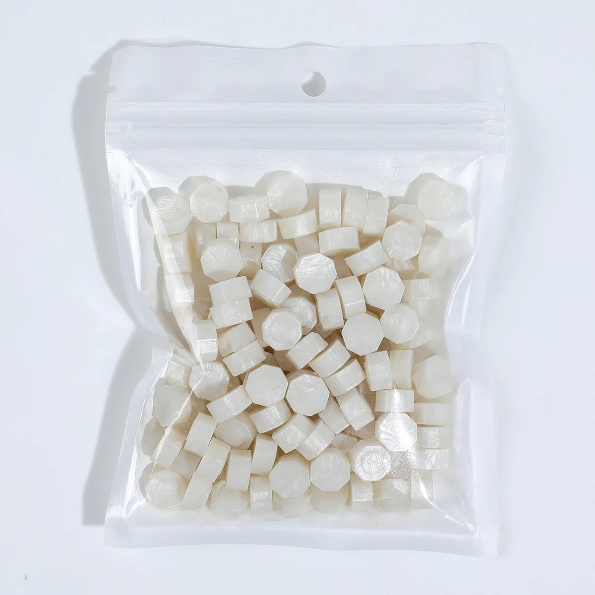 120pcs Wax for Candle Make White Beeswax Pellets Cosmetic Soy Wax Pastilles for DIY Natural Soybean Making Crafts