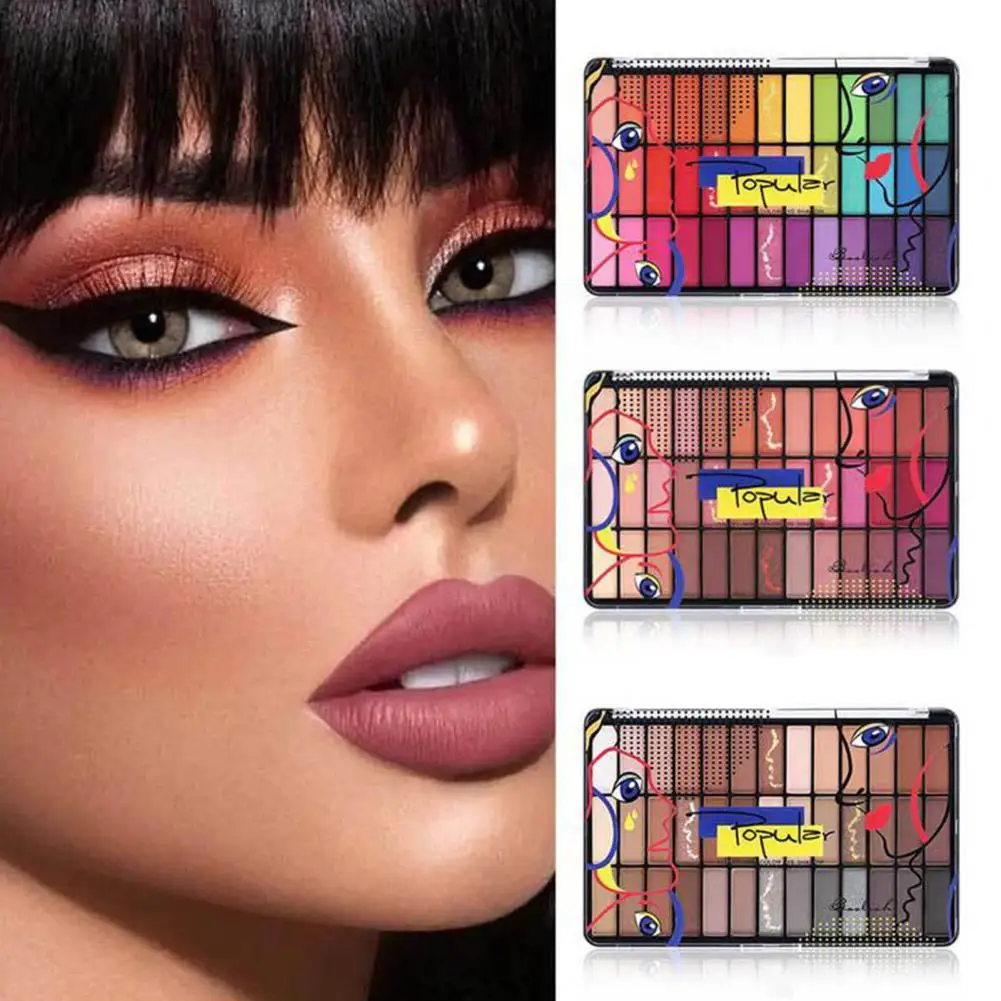 39 Color Eyeshadow Palette Waterproof Long Lasting Matte Earth Tones Non Falling Powder Professional Makeup eye shadow eye shadow plate