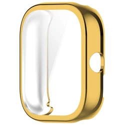 Premium TPU Screen Protector Cover for Smartwatch - Durable Protective Shell (Gold)